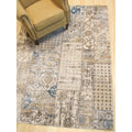 Ivory Distressed Bohemian Isabella Rug 710 X 910