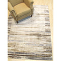 Ivory Distressed Bohemian Isabella Striped Rug 5 3 X 7 3