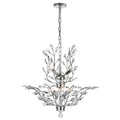 Gracewood Hollow Dongala 9 Light Chandelier With Chrome Finish