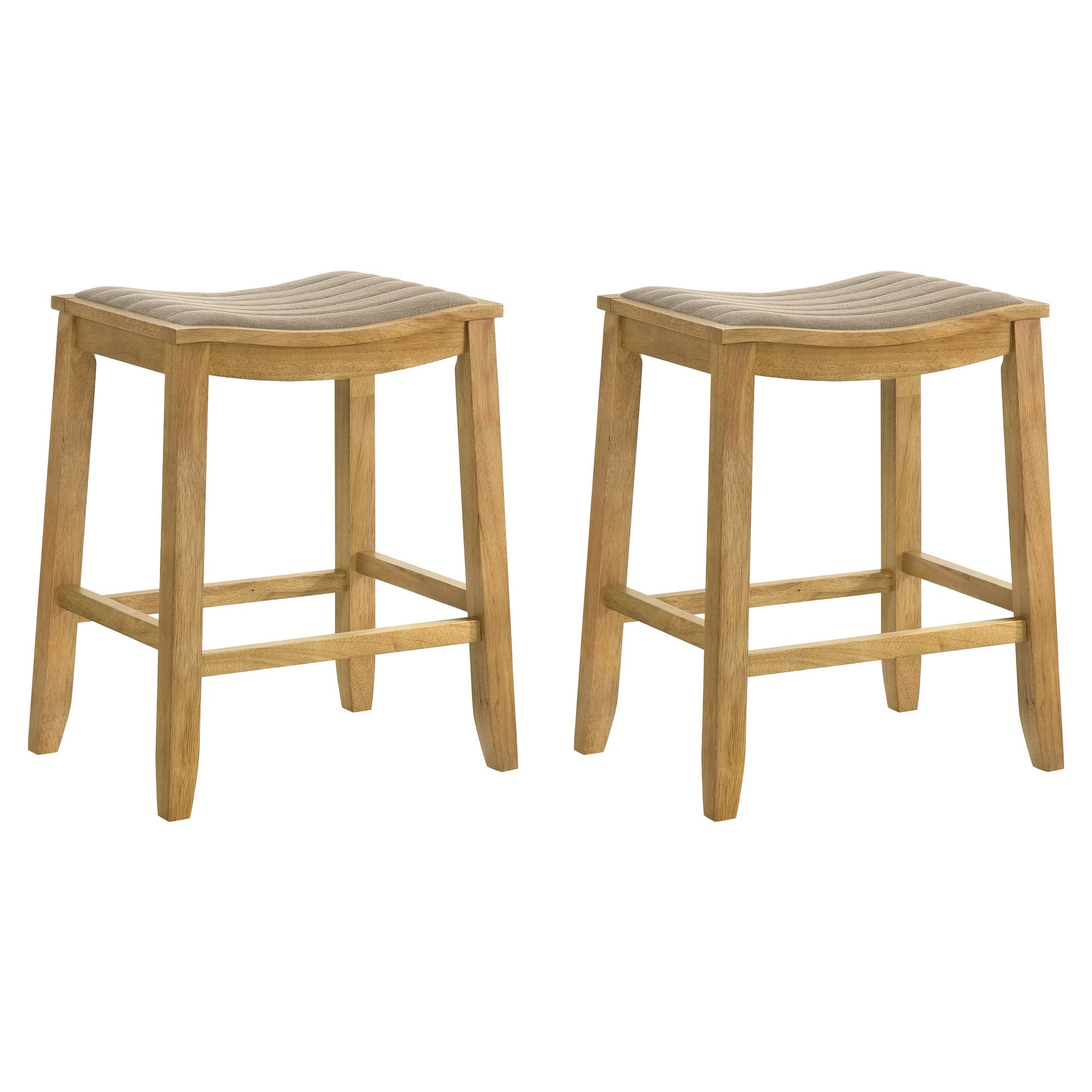 Iyani Backless Bar Stool Counter Height Kitchen Stool With Wood Legs