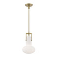 Izel 10 Inch Wide 1 Light Pendant In Antique Brass