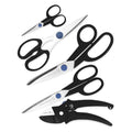 J.A. Henckels International 5 Pc Household Scissor Set Black Stainless Steel