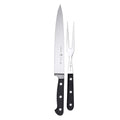 J.A. Henckels International Classic 2 Pc Carving Set Black Stainless Steel