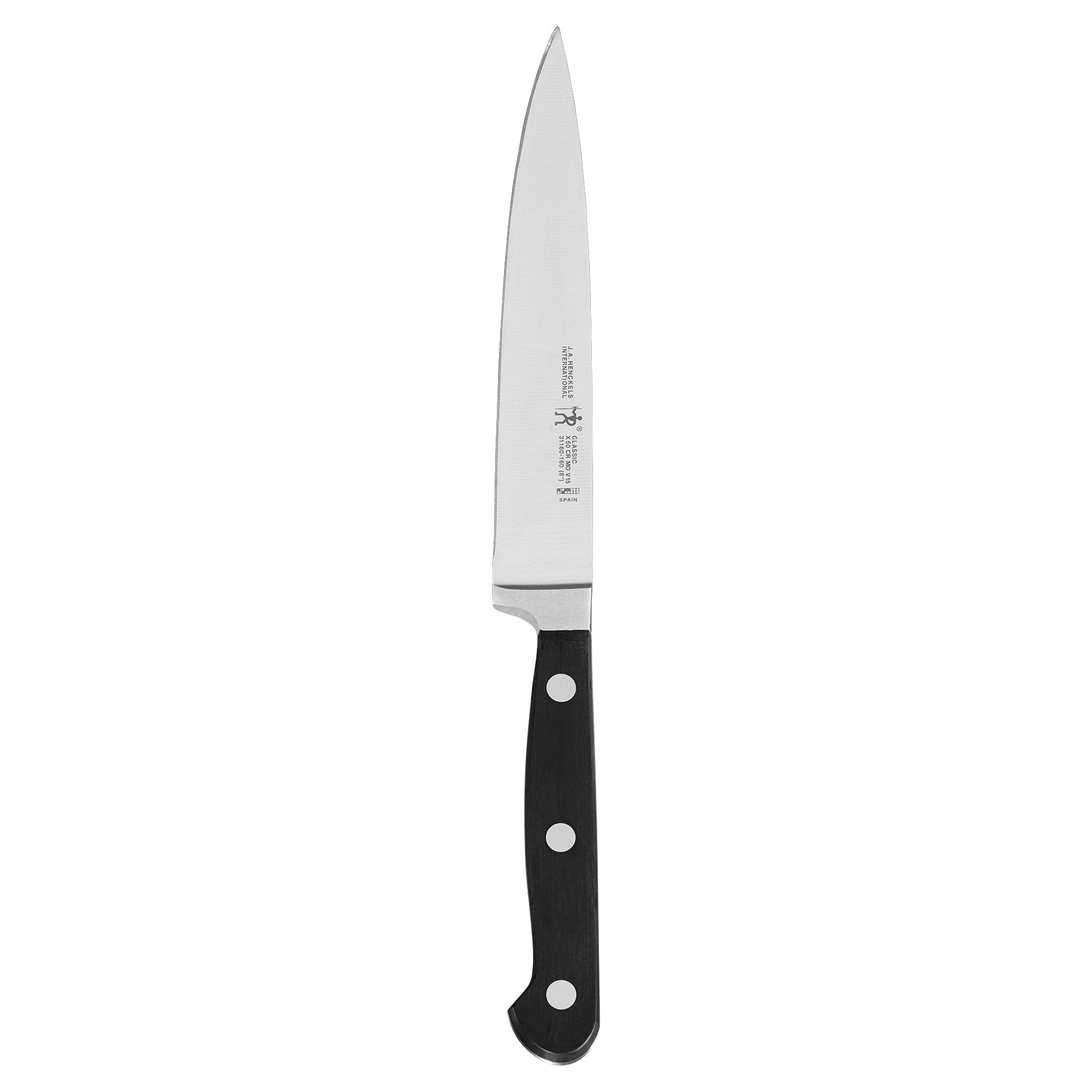 J.A. Henckels International Classic 6 Utility Knife Black Stainless Steel