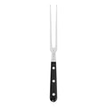 J.A. Henckels International Classic 7 Flat Tine Carving Fork Black Stainless Steel