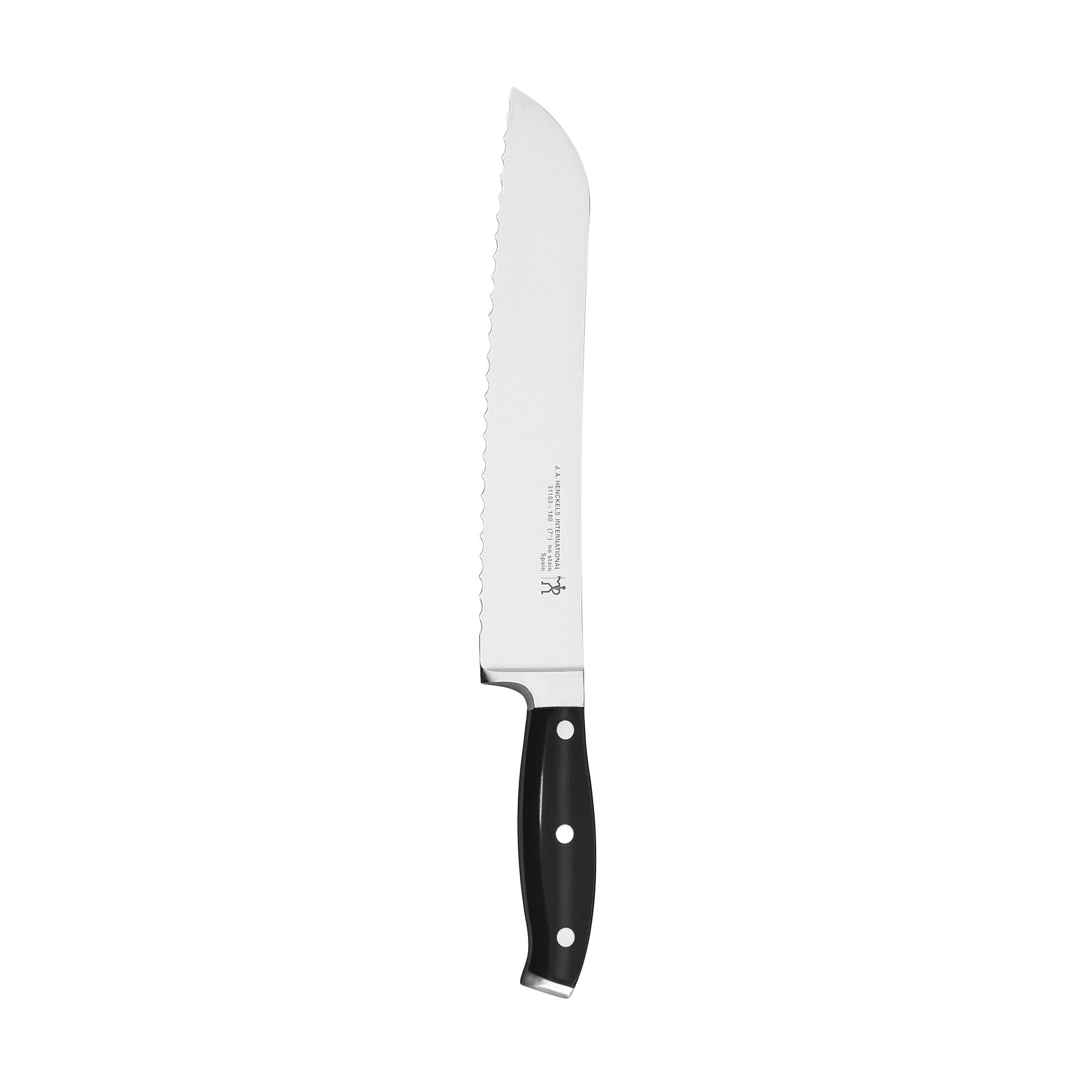 J.A. Henckels International Forged Premio 8 Bread Knife Black Stainless Steel