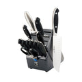 J.A. Henckels International Forged Synergy 13 Pc Knife Block Set Black Stainless Steel