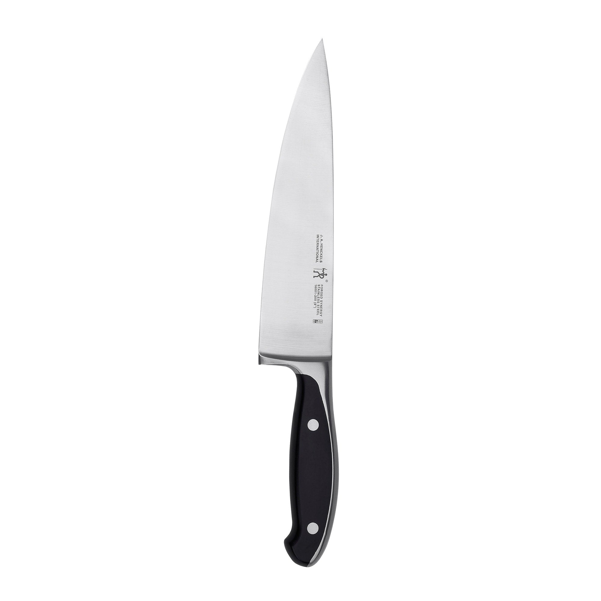 J.A. Henckels International Forged Synergy 8 Chefs Knife Black Stainless Steel