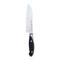 J.A. Henckels International Forged Synergy Hollow Edge Santoku Knife Black Stainless Steel
