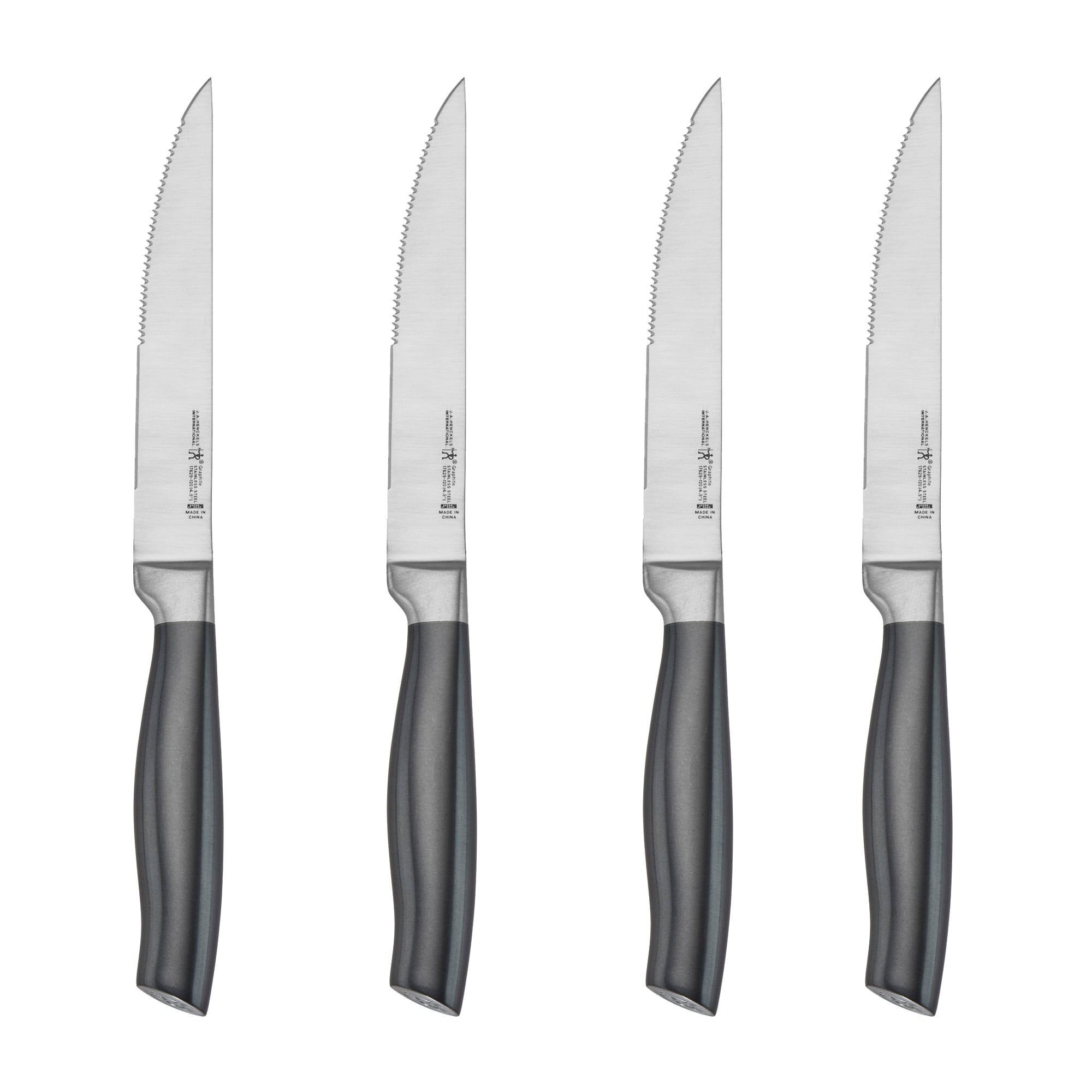 J.A. Henckels International Graphite 4 Pc Steak Knife Set
