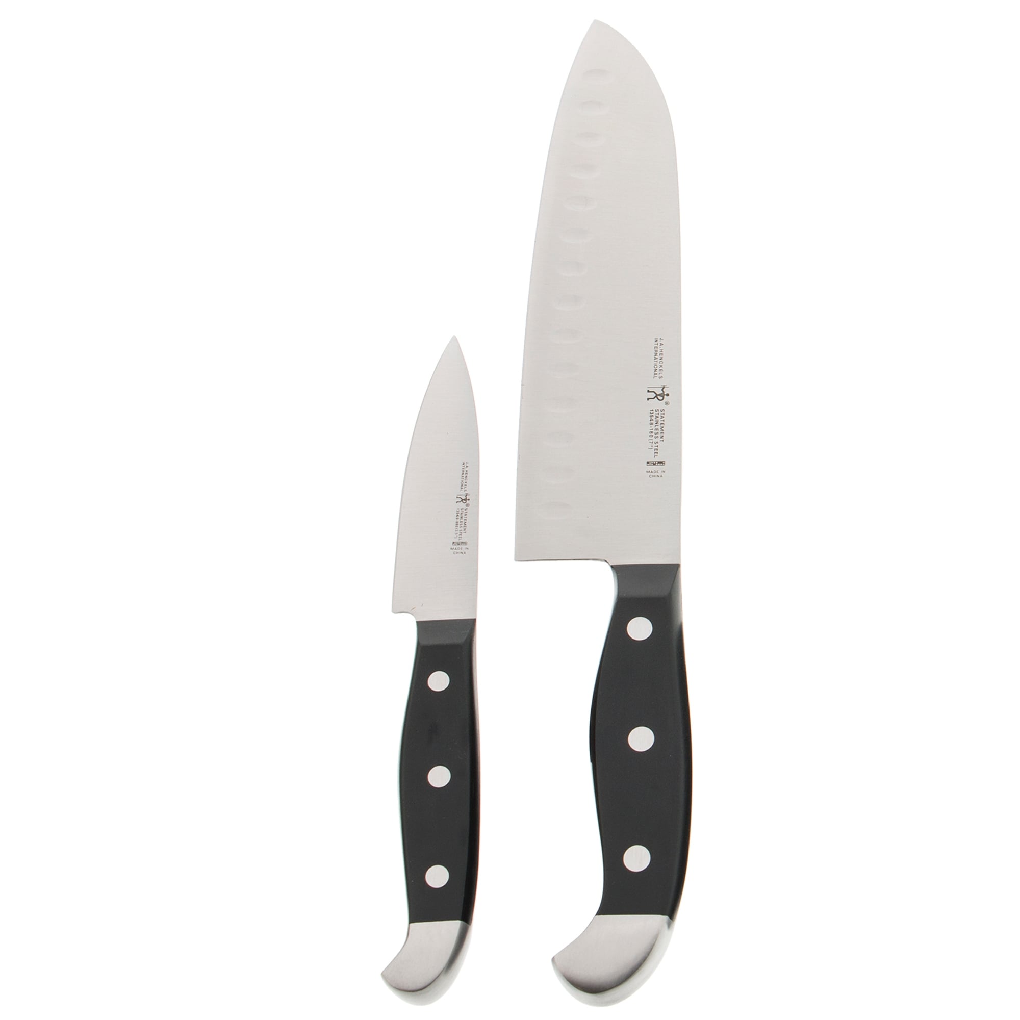 J.A. Henckels International Statement 2 Pc Asian Knife Set Black Stainless Steel