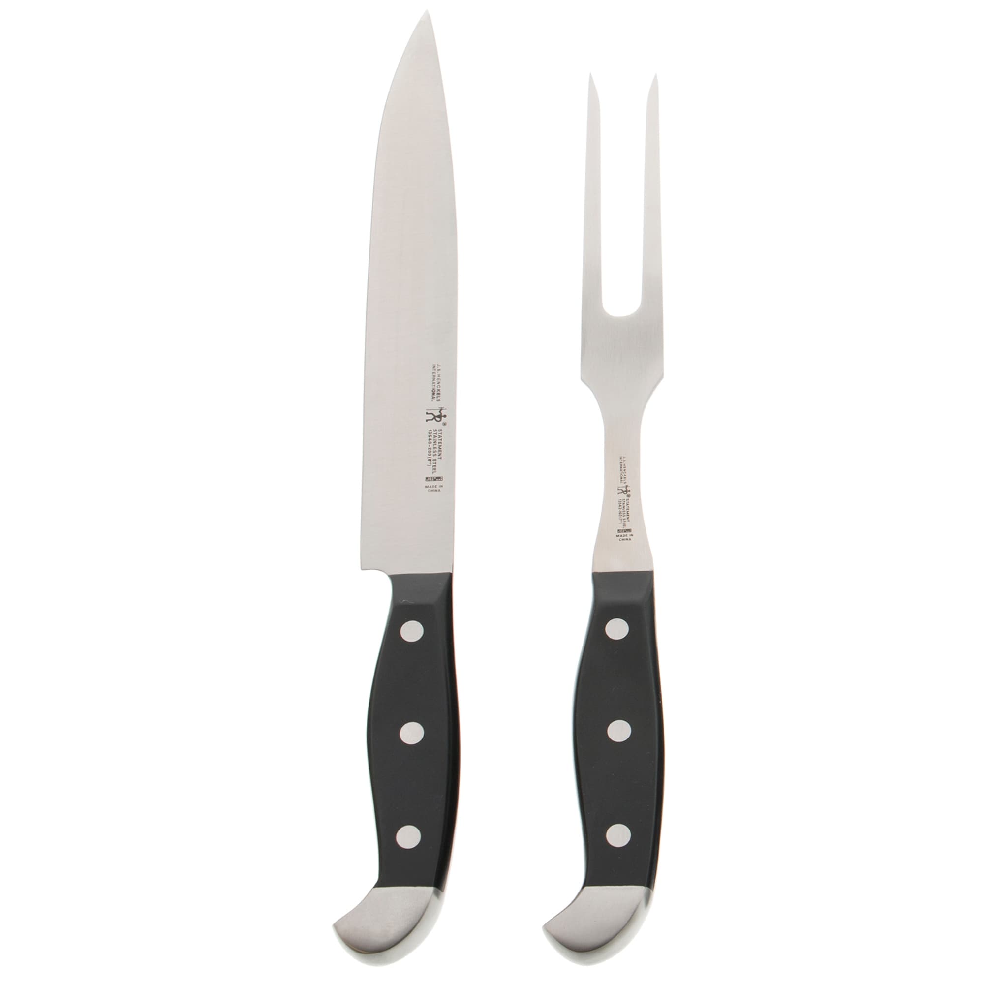 J.A. Henckels International Statement 2 Pc Carving Set Black Stainless Steel