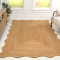 Jonathan Y Seaside Cottage Scallop Edge Jute Area Rug