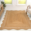 Jonathan Y Seaside Cottage Scallop Edge Jute Area Rug