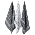 J M Eggplant Waffle Weave Dishtowel Set Of 6