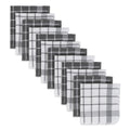 J M Red Waffle Weave Dishcloth Set Of 12