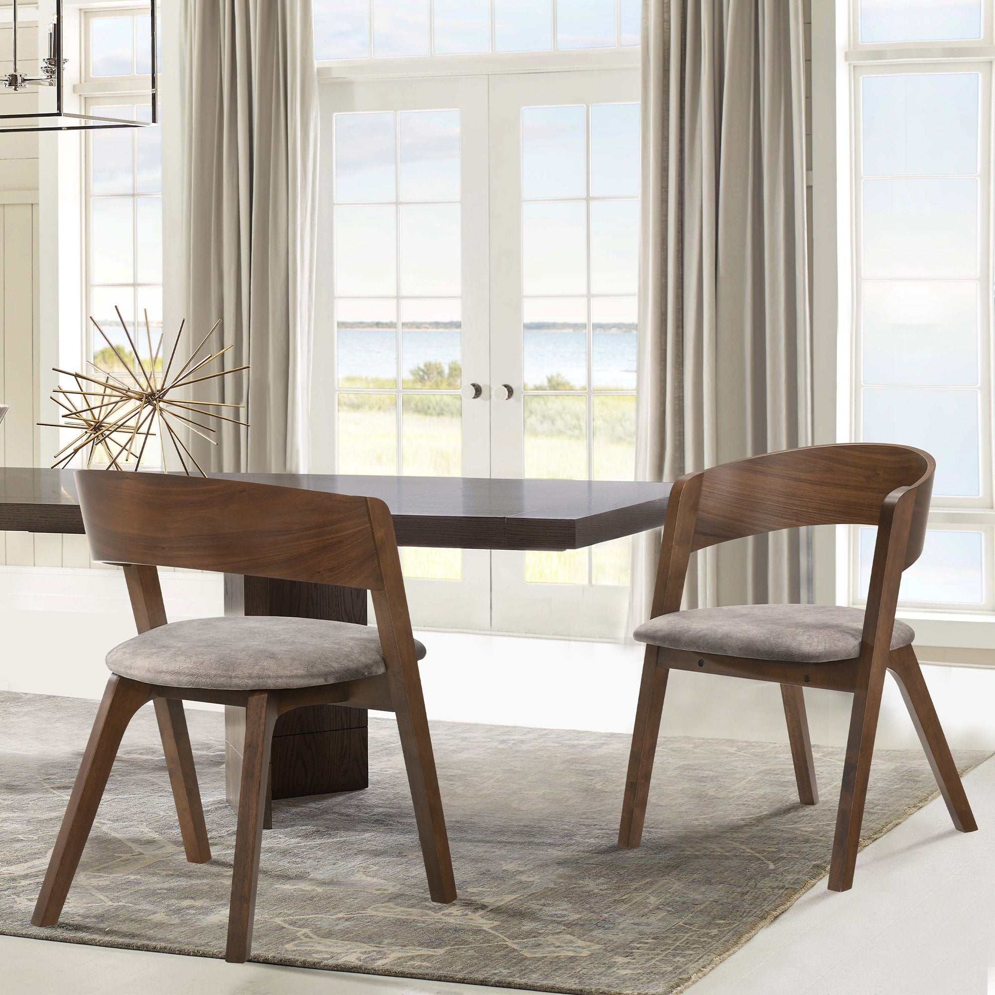 Jackie Mid Century Modern Dining Accent Chairs Set Of 2