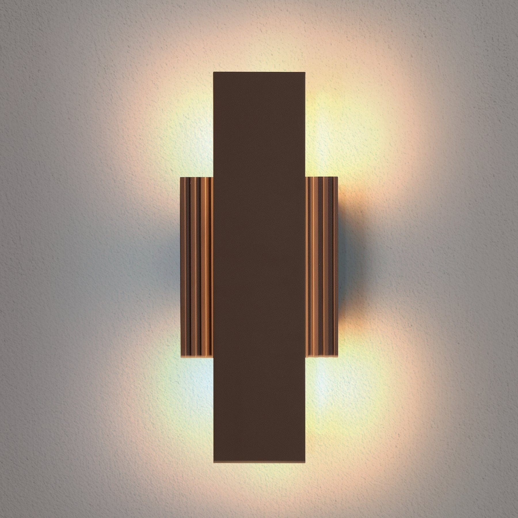 Jacks 15 Inch Architectural Bronze 5Cct Led Exterior Wall Sconce