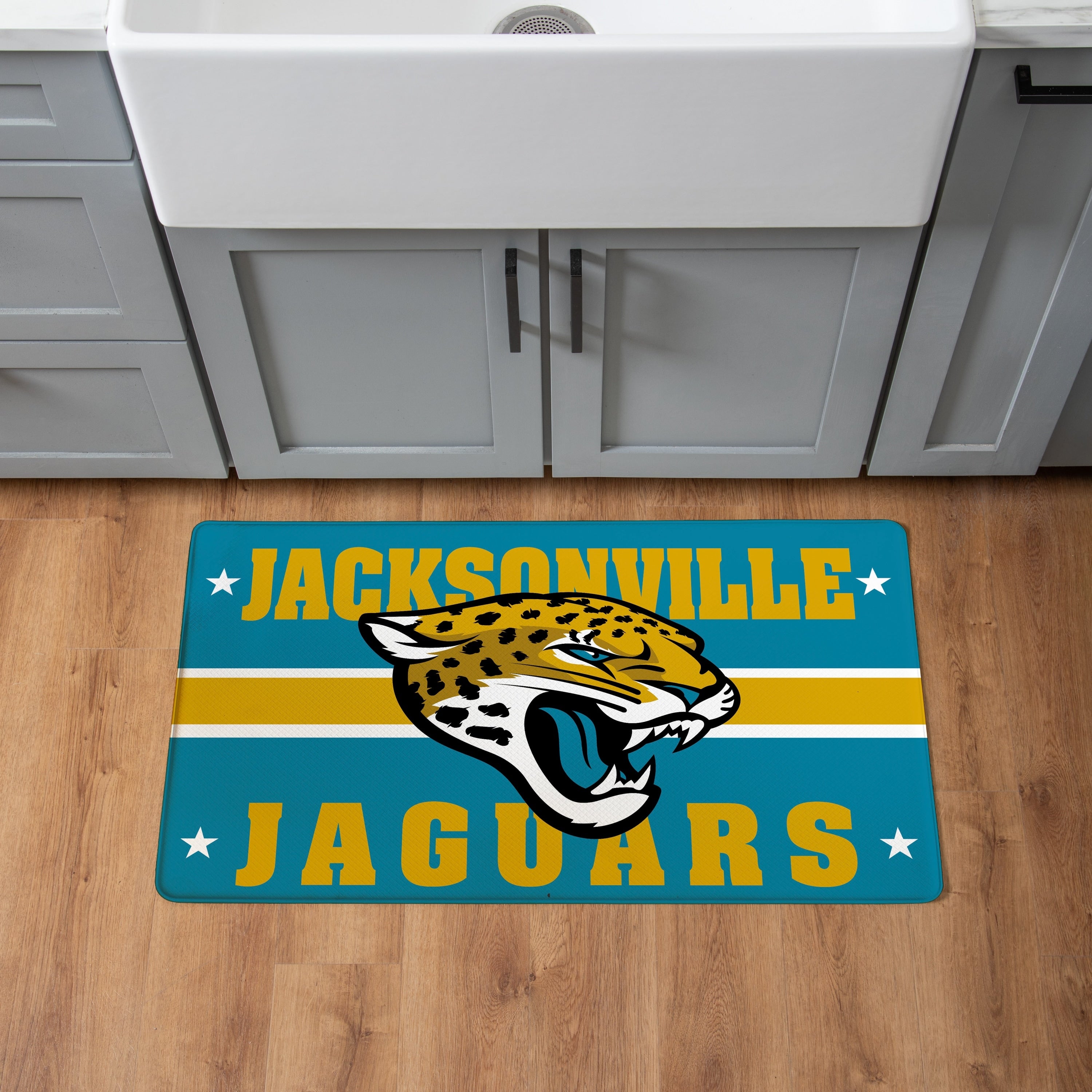 Jacksonville Jaguars Anti Fatigue Door Mat 30 X 18
