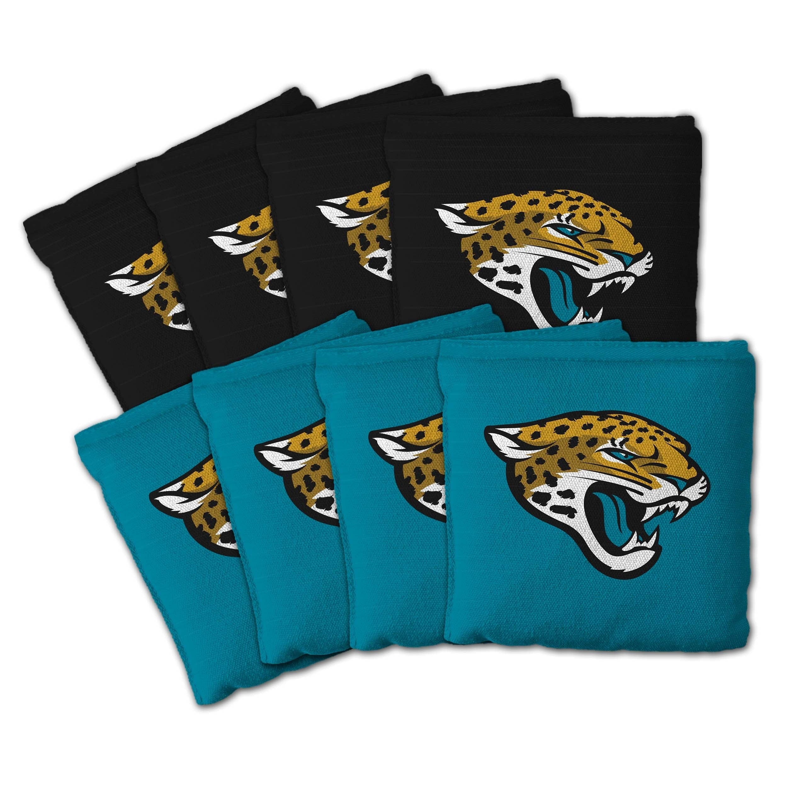 Jacksonville Jaguars Nfl Dual Sided Pro Stop Slide Cornhole Bags