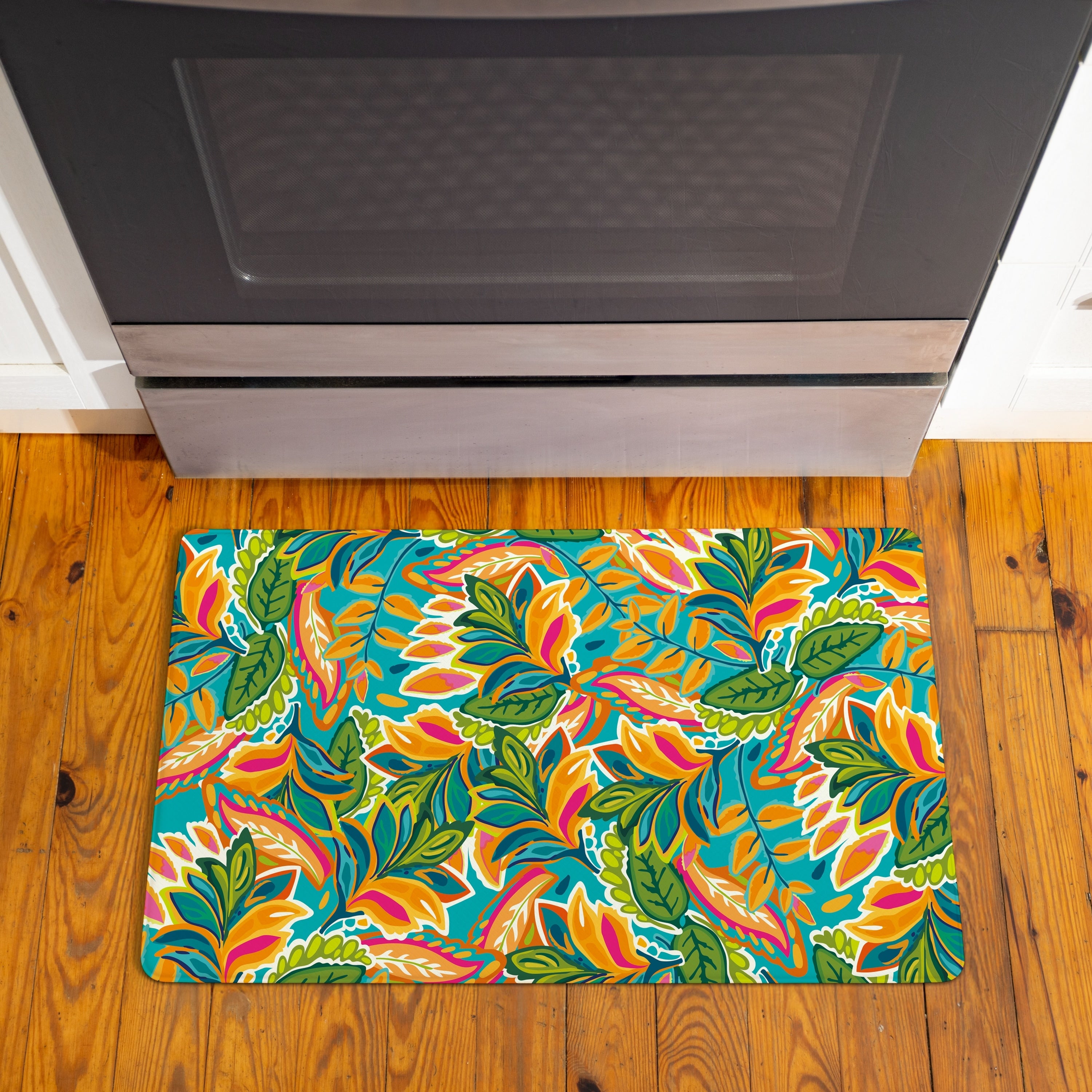 Jacobean Pumpkin Anti Fatigue Door Mat 30 X 18