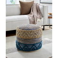 Jacotte Bohemian 18 Inch Cylinder Pouf