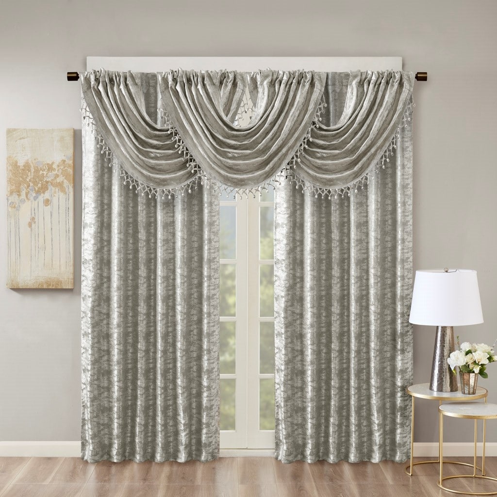 Jacquard Lined Total Blackout Rod Pocket Back Tab Curtain Panel Only 1 Pc Panel