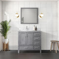 Jacques 36 Single Vanity Top Sink And No Mirror Left Version