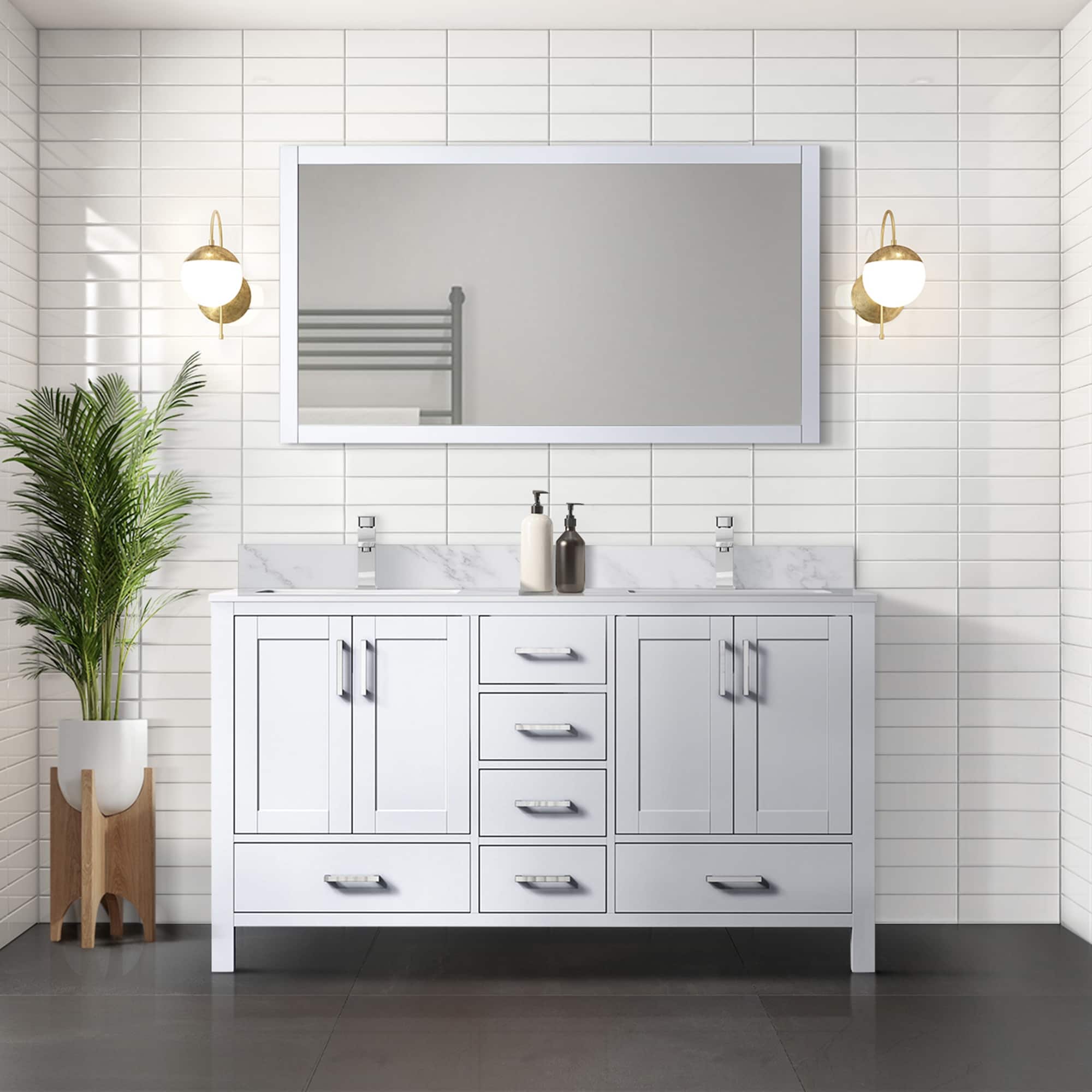 Jacques 60 Double Vanity Cabinet Only