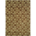 Jade Earth Tones W Luster Highlights Hand Knotted Area Rug