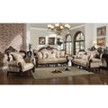 Jade Living Room Set With Wooden Accents