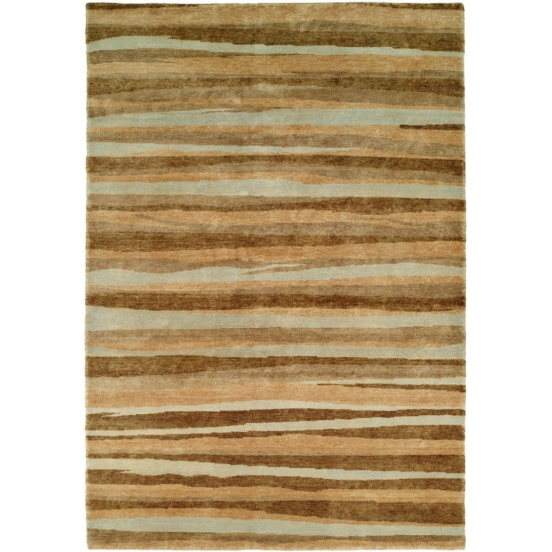 Jade Multiple Earth Tones Hand Knotted Area Rug