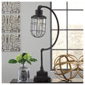 Jae Antique Black 33 Inch Metal Desk Lamp
