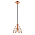 Jago Collection Pendant D9.8 H9.8 Lt 1 Copper Finish