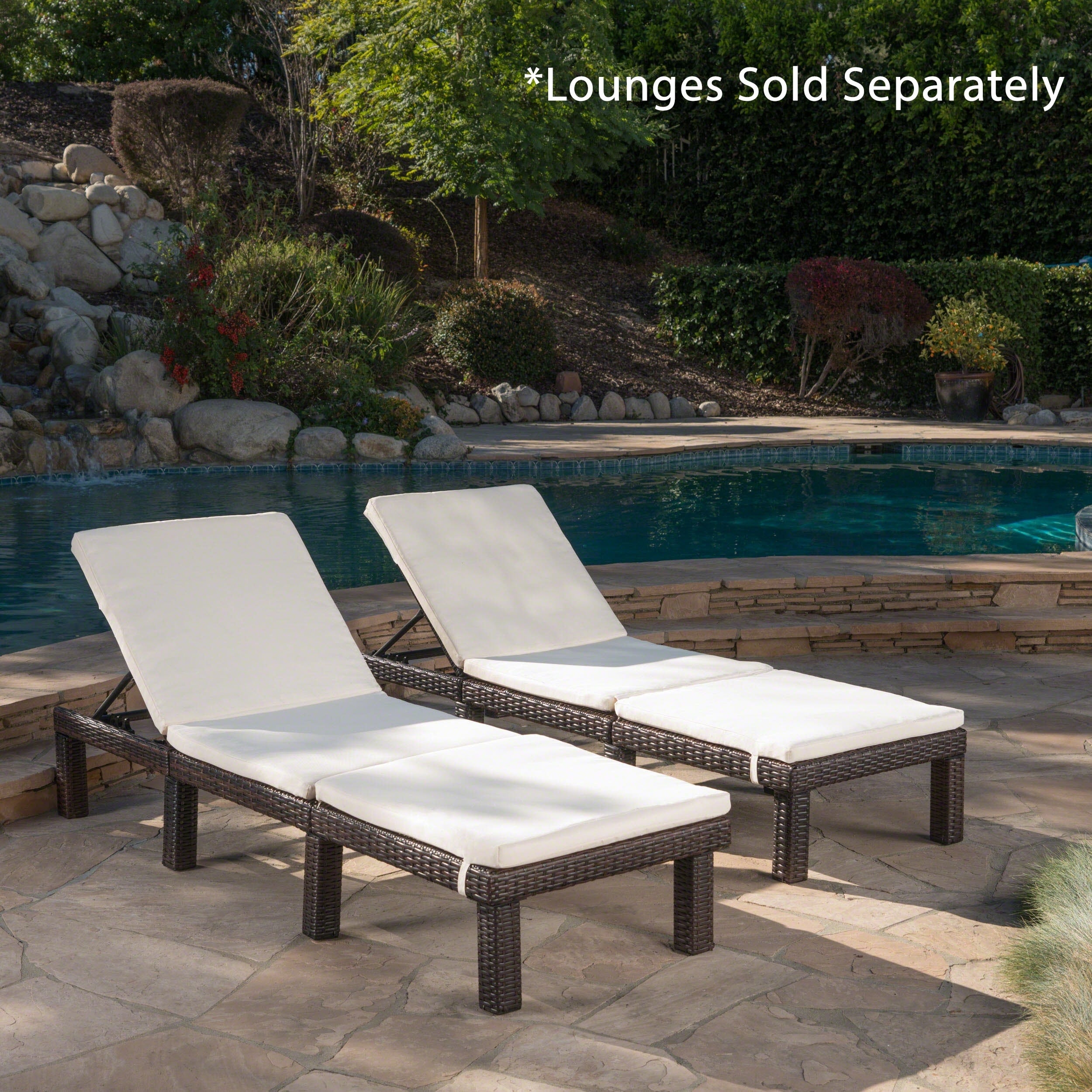 Jamaica Outdoor Water Resistant Chaise Lounge Cushion Set Of 2 By Christopher Knight Home