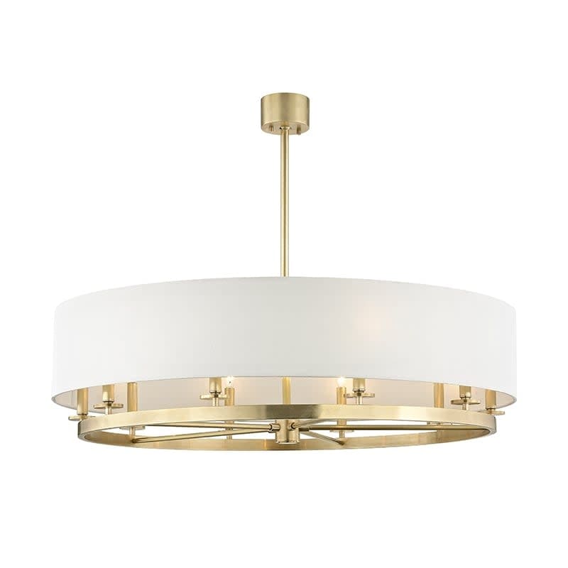 James Allan Butte 10 Light 42 Wide Taper Candle Drum Chandelier