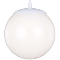 James Allan Clay Single Light 10 Wide Full Sized Pendant