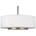 James Allan Milton 3 Light 19 Wide Silk Full Sized Pendant With