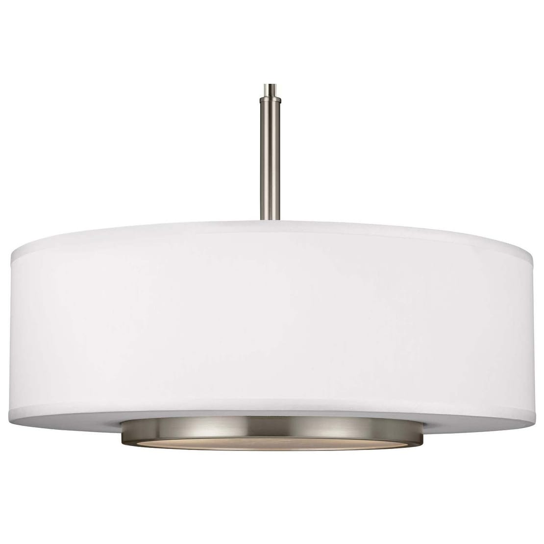 James Allan Milton 3 Light 19 Wide Silk Full Sized Pendant With