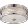 James Allan Nvcf34876 Aviary 3 Light 15 Wide Flush Mount Drum Ceiling
