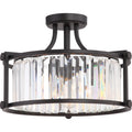 James Allan Nvcf66327 Lucid 3 Light 17 3 4 Wide Semi Flush Drum
