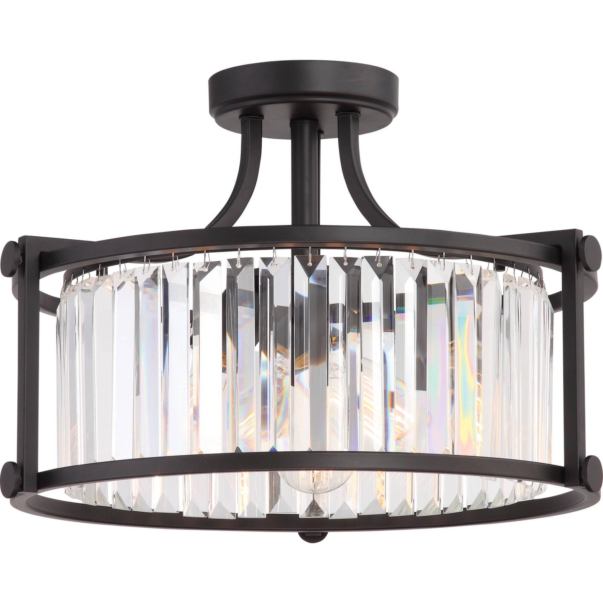 James Allan Nvcf66327 Lucid 3 Light 17 3 4 Wide Semi Flush Drum