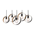 James Allan Rickett 5 Light 34 Wide Led Abstract Linear Pendant