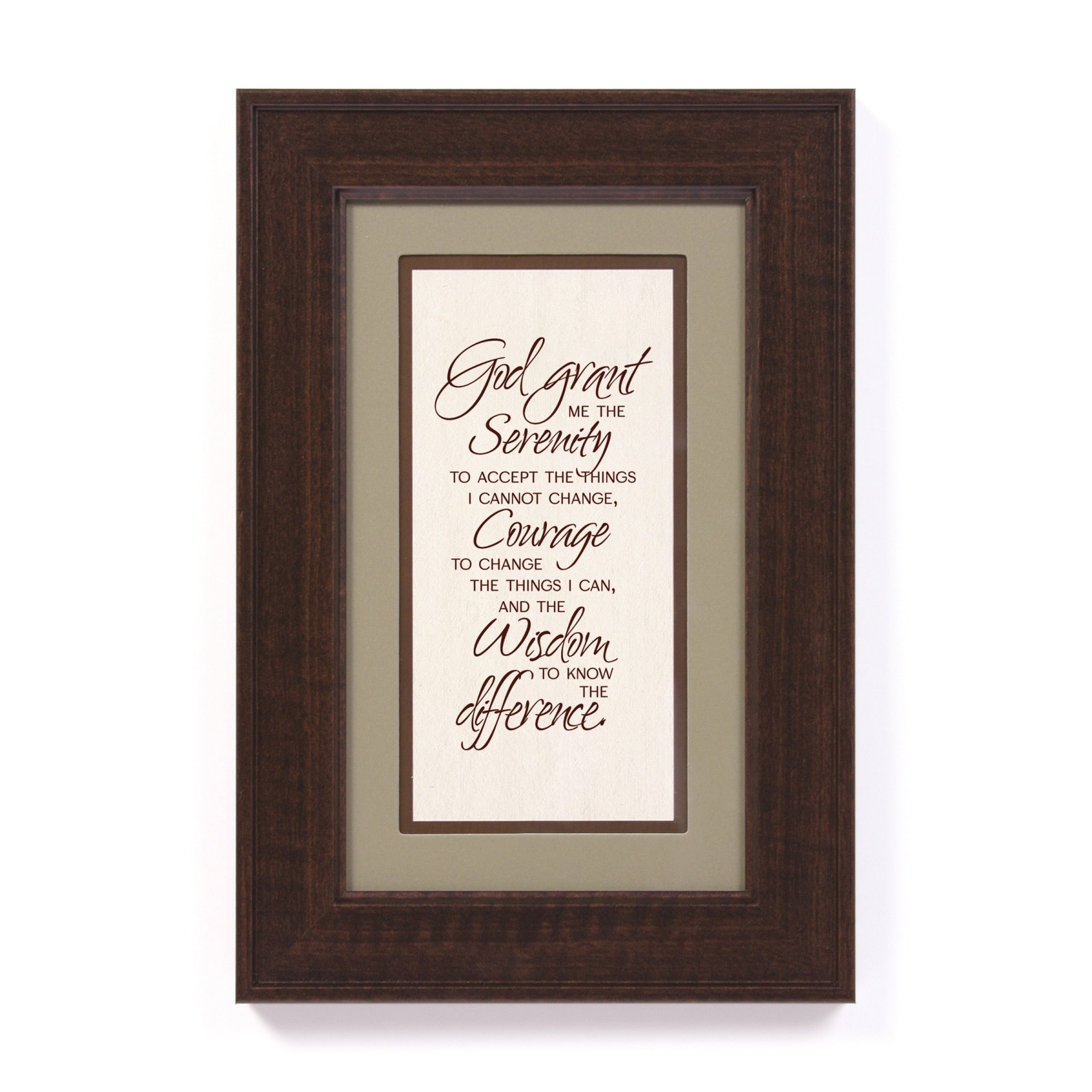 James Lawrence Serenity Prayer Framed Wall Art