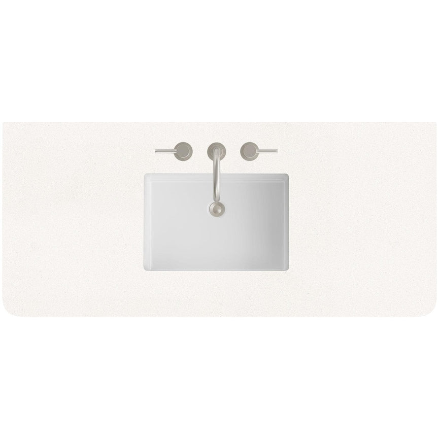 James Martin Vanities 060 S48Rcws Snk 48 Stone Composite Vanity Top