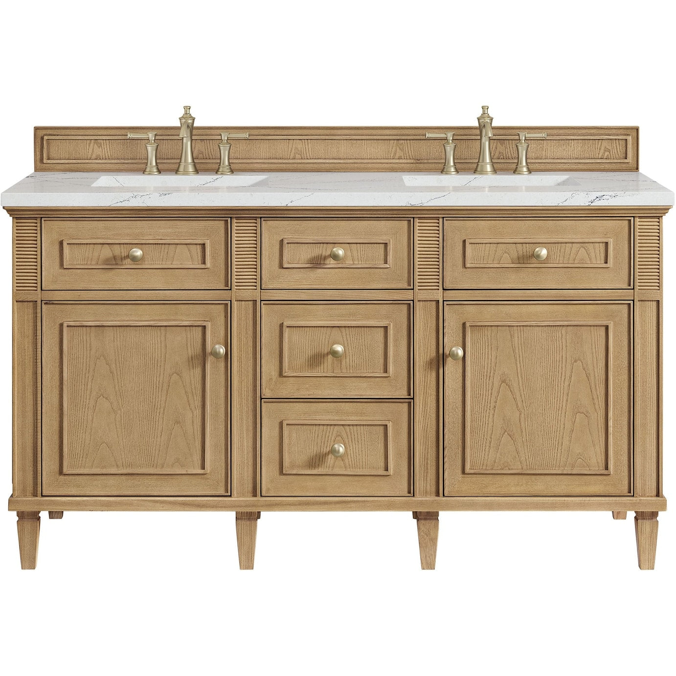 James Martin Vanities 424 V60D Fenc Lorelai 60 Free Standing Double