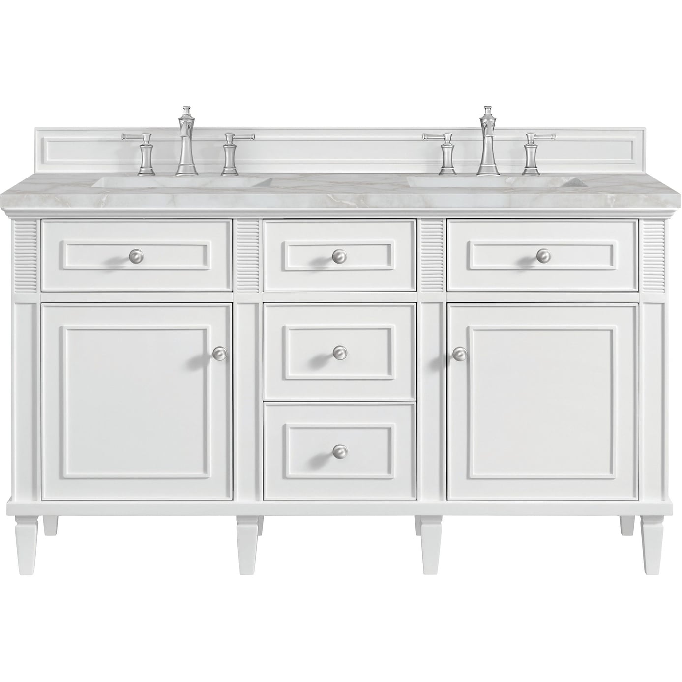 James Martin Vanities 424 V60D Fvsl Lorelai 60 Free Standing Double
