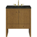 James Martin Vanities 435 V30 3Pht Hudson 30 Free Standing Single