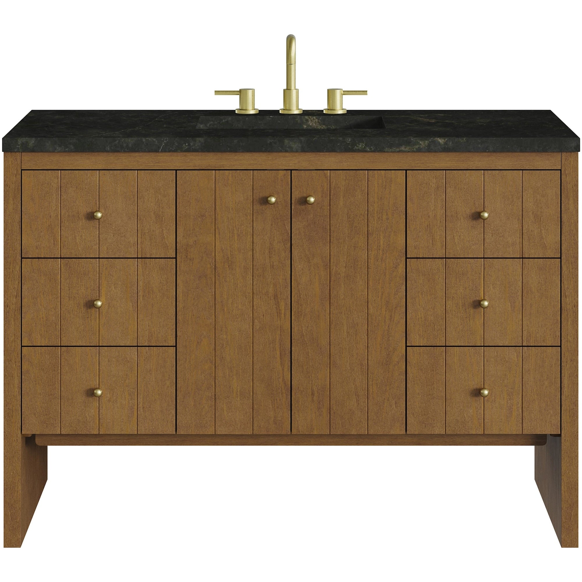 James Martin Vanities 435 V48 3Pht Hudson 48 Free Standing Single