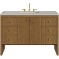 James Martin Vanities 435 V48 3Sfr Hudson 48 Free Standing Single